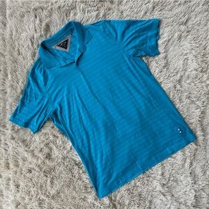 ADIDAS (AdiPure) Blue Polo Short Sleeve